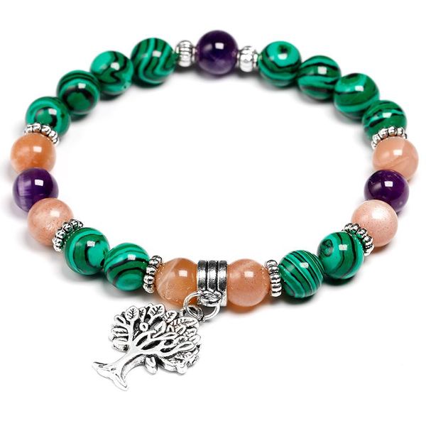 natural sunstone with malachite beaded bracelet for women jewelry yoga energy gift charm antique silver plated tree beaded, strands, Black
natural sunstone with malachite beaded bracelet for women jewelry yoga energy gift charm antique silver plated tree beaded, strands, Black