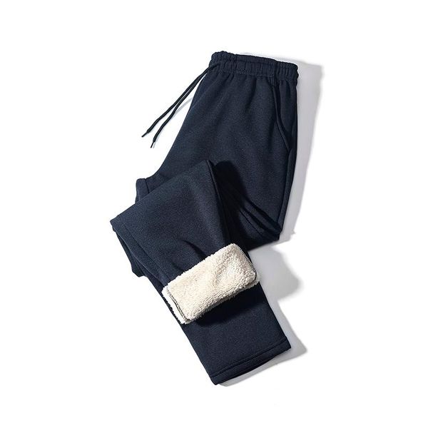 super warm thick pants cashmere trousers for men men's winter classic brand sweatpants fleece male long outdoors, Black
super warm thick pants cashmere trousers for men men's winter classic brand sweatpants fleece male long outdoors, Black