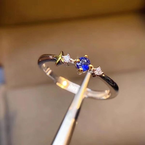 elegant birthday gift trendy natural and real sapphire rings 925 sterling silver fine jewelry cluster, Golden;silver
elegant birthday gift trendy natural and real sapphire rings 925 sterling silver fine jewelry cluster, Golden;silver