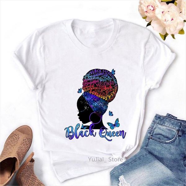 watercolor balck queen butterfly women graphic print tshirts clothes vogue melanin poppin t shirt femme harajuku, White
watercolor balck queen butterfly women graphic print tshirts clothes vogue melanin poppin t shirt femme harajuku, White
