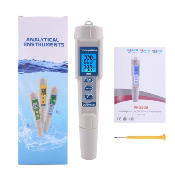 meters 4 in 1 tds ph meter ph/tds/ec/temperature ph-3508 digital water quality monitor tester for pools, drinking water,
meters 4 in 1 tds ph meter ph/tds/ec/temperature ph-3508 digital water quality monitor tester for pools, drinking water,