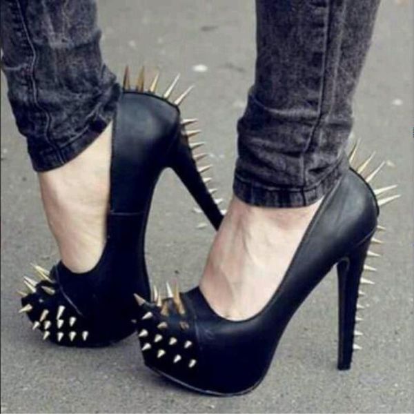 dress shoes shofoo shoes,novelty fashion women's shoes, rivet decoration, about 14 .5 cm high-heeled boots, round toe pumps. size: 34-4, Black
dress shoes shofoo shoes,novelty fashion women's shoes, rivet decoration, about 14 .5 cm high-heeled boots, round toe pumps. size: 34-4, Black