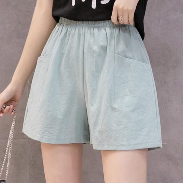 summer mujer high waist womens short linen loose casual thin wide leg women spodenki damskie, White;black
summer mujer high waist womens short linen loose casual thin wide leg women spodenki damskie, White;black