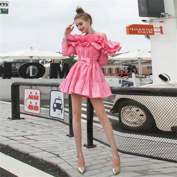princess rose red cocktail evening dresses off shoulder long sleeves mini above knee length ruffles party gowns women prom dress bow gracefu, Black;red
princess rose red cocktail evening dresses off shoulder long sleeves mini above knee length ruffles party gowns women prom dress bow gracefu, Black;red