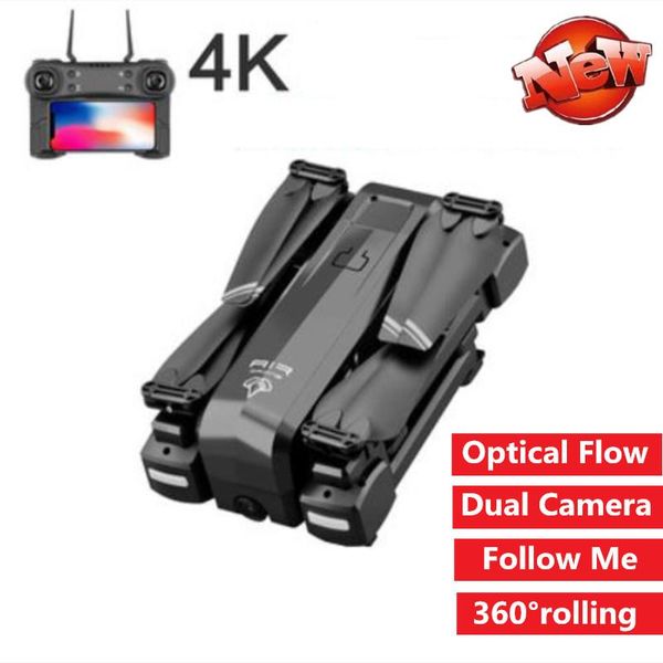 2.4g 4 axis wifi fpv folding rc drone with 4k dual hd camera altitude hold optical flow smart follow quadcopter toy boy gifts drones
2.4g 4 axis wifi fpv folding rc drone with 4k dual hd camera altitude hold optical flow smart follow quadcopter toy boy gifts drones