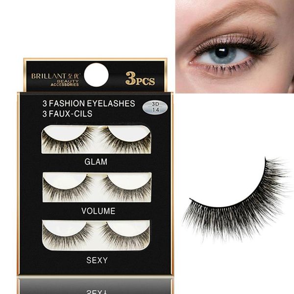 false eyelashes 3 pairs 3d nagaraku lashes long makeup natural fake thick black eye mink
false eyelashes 3 pairs 3d nagaraku lashes long makeup natural fake thick black eye mink