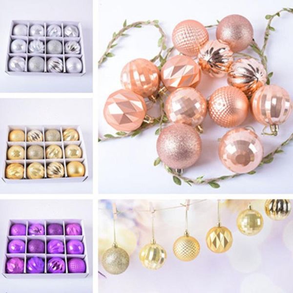 party decoration 12pcs 6cm glitter christmas tree ball baubles colorful xmas decorative hanging pendant home ornaments year gift
party decoration 12pcs 6cm glitter christmas tree ball baubles colorful xmas decorative hanging pendant home ornaments year gift