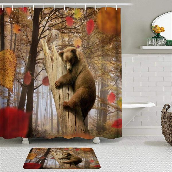 fabric shower curtain and mats set,fall season thanksgiving day harvest pastoral style pumpkin sunflowers and corn under autumn 
fabric shower curtain and mats set,fall season thanksgiving day harvest pastoral style pumpkin sunflowers and corn under autumn