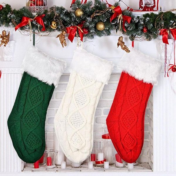 christmas decorations decoration white wool knitted socks gift children's holiday bag home decor n1
christmas decorations decoration white wool knitted socks gift children's holiday bag home decor n1