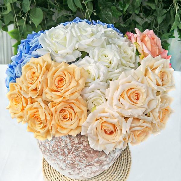 decorative flowers & wreaths crimped big artificial rose silk cloth fake flower flores for diy home garden wedding decoration
decorative flowers & wreaths crimped big artificial rose silk cloth fake flower flores for diy home garden wedding decoration