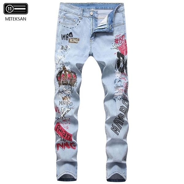 new printing design skinny slim fit jeans men american and european style fashion men pants cotton blue trousers homme plus size 210319
new printing design skinny slim fit jeans men american and european style fashion men pants cotton blue trousers homme plus size 210319