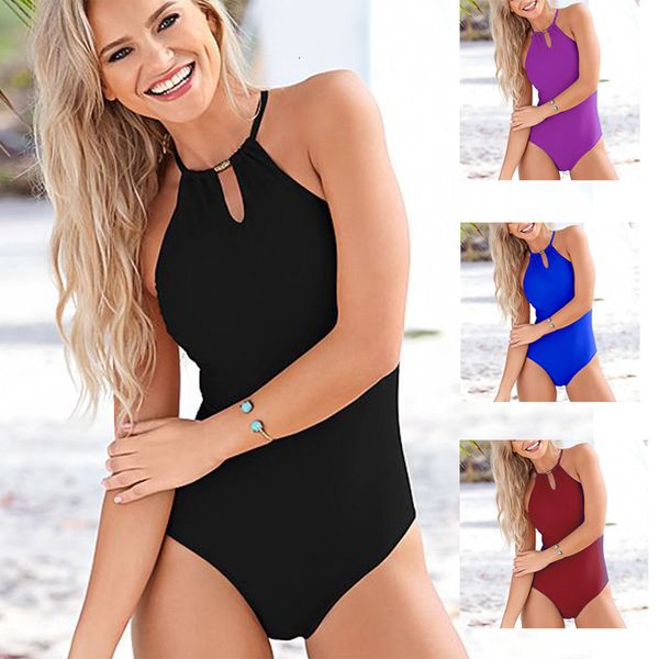 swimsuit 2021 solid one-piece bikini, Black;white
swimsuit 2021 solid one-piece bikini, Black;white