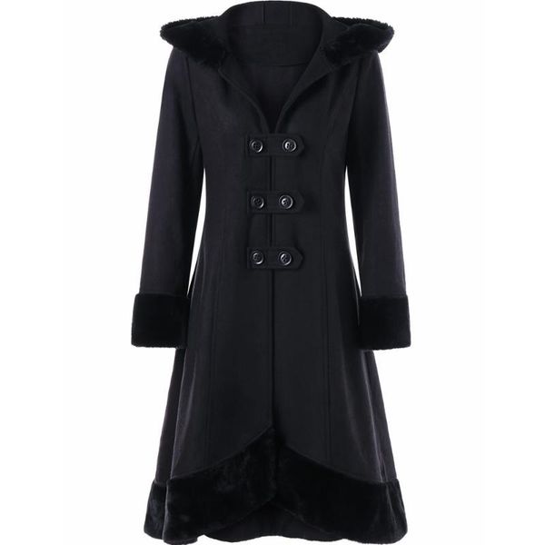 lugentolo long trench coat women plus size winter coats hooded fur collar double breasted tie slim solid woman jacket women's wool & bl, Black
lugentolo long trench coat women plus size winter coats hooded fur collar double breasted tie slim solid woman jacket women's wool & bl, Black