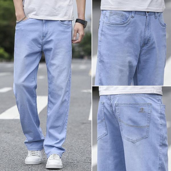 boy baggy wide leg trousers male large size spring summer cotton men's jeans for men fashion denim straight pants, Blue
boy baggy wide leg trousers male large size spring summer cotton men's jeans for men fashion denim straight pants, Blue