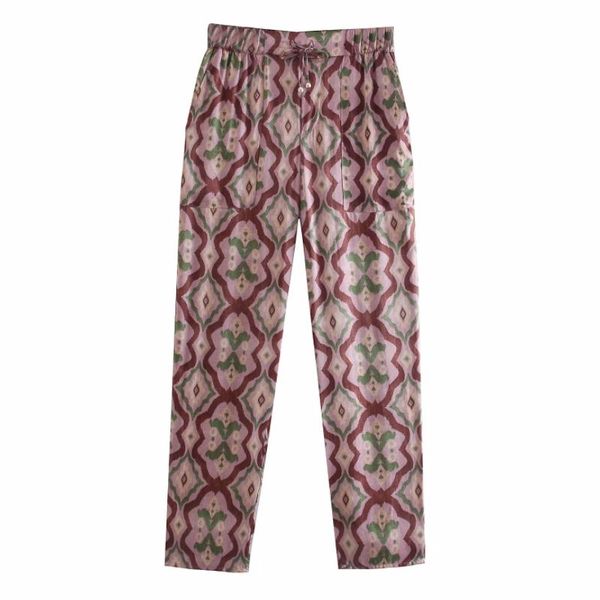 women's pants & capris women geometric printing patch pocket casual ankle length lady elastic waist chic loose trousers p2176, Black;white
women's pants & capris women geometric printing patch pocket casual ankle length lady elastic waist chic loose trousers p2176, Black;white