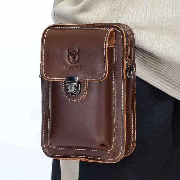 men's leather casual wear belt mobile phone waist bag layer cowhide multifunctional single shoulder messenger bags
men's leather casual wear belt mobile phone waist bag layer cowhide multifunctional single shoulder messenger bags