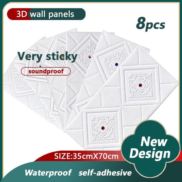 wallpapers 8pcs self adhesive foam panels 3d wall panel living room wallpaper stickers kids paneles decorativos home decoration
wallpapers 8pcs self adhesive foam panels 3d wall panel living room wallpaper stickers kids paneles decorativos home decoration