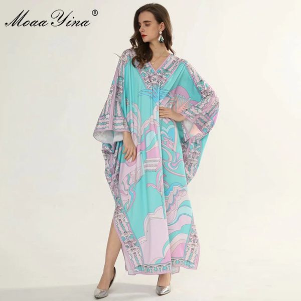fashion designer dress autumn women's dress v neck batwing sleeve print loose plus size maxi dresses 210524, Black;gray
fashion designer dress autumn women's dress v neck batwing sleeve print loose plus size maxi dresses 210524, Black;gray