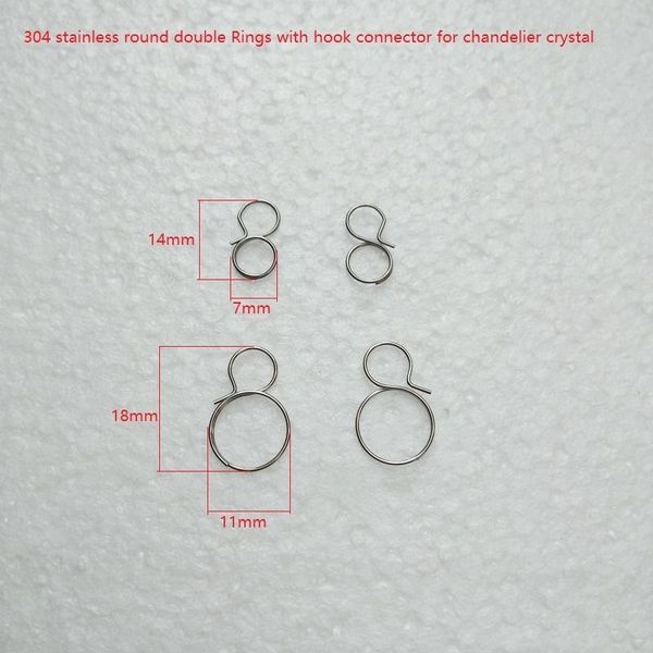 500pcs/lots 304 stainless steel round double rings with hook connectors chandelier crystal connector pin lighting accessories
500pcs/lots 304 stainless steel round double rings with hook connectors chandelier crystal connector pin lighting accessories