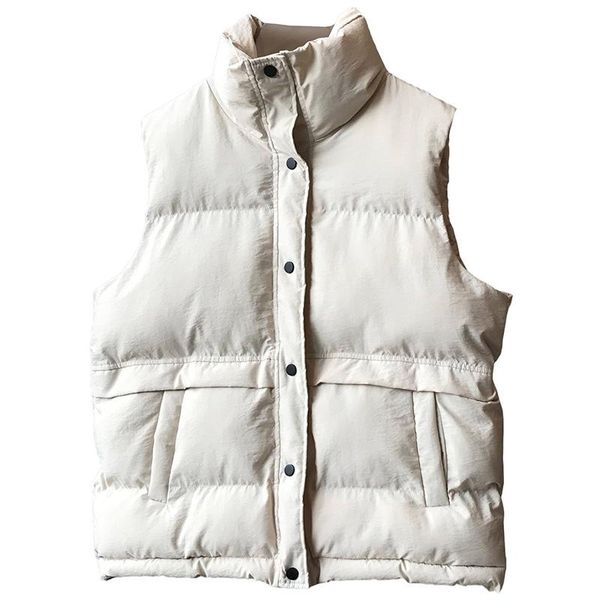 women's vests coat vest cotton korean style stand collar sleeveless padded winter fashion casual solid color warm, Black;white
women's vests coat vest cotton korean style stand collar sleeveless padded winter fashion casual solid color warm, Black;white