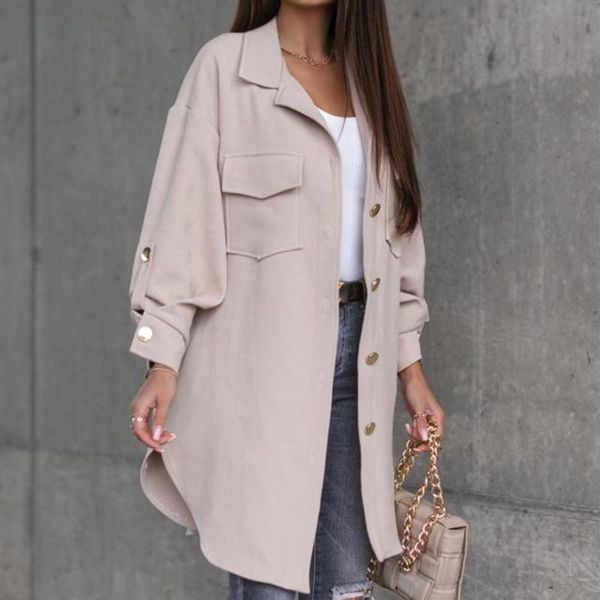 women's wool & blends classic turn-down collar thick women coat single breasted autumn winter flap pockets mid-length warm woolen outer, Black
women's wool & blends classic turn-down collar thick women coat single breasted autumn winter flap pockets mid-length warm woolen outer, Black