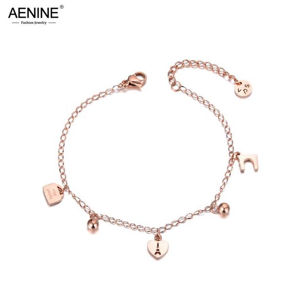 charm bracelets aenine trendy titanium stainless steel heart for women bohemia summer chain & link bracelet jewelry ab19077, Golden;silver
charm bracelets aenine trendy titanium stainless steel heart for women bohemia summer chain & link bracelet jewelry ab19077, Golden;silver