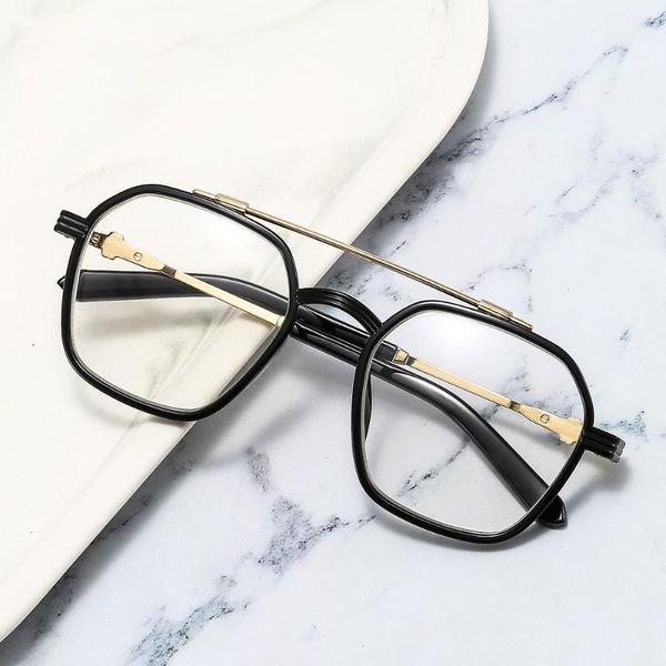 sunglasses 2021 hip hop punk computer glasses frame women men anti blue light polygon eyewear blocking optical spectacle eyeglass, White;black
sunglasses 2021 hip hop punk computer glasses frame women men anti blue light polygon eyewear blocking optical spectacle eyeglass, White;black