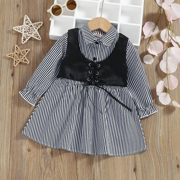 girl's dresses little girls dress camisole fashion stripe/solid color long sleeve with bandage vest, Red;yellow
girl's dresses little girls dress camisole fashion stripe/solid color long sleeve with bandage vest, Red;yellow