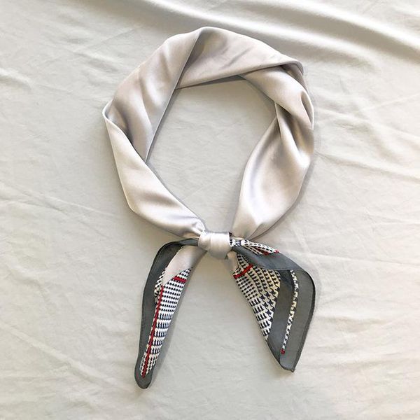 scarves 1 fashion silk scarf styles women head neck small square ties bands neckerchief decoration, Blue;gray
scarves 1 fashion silk scarf styles women head neck small square ties bands neckerchief decoration, Blue;gray