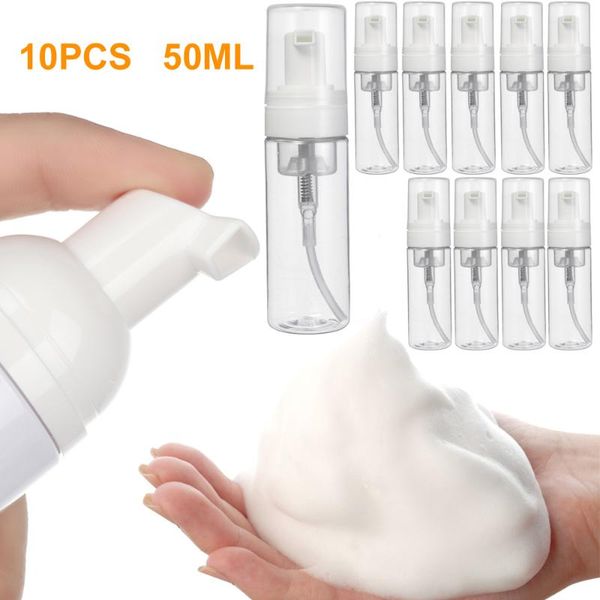 storage bottles & jars 10pcs 50ml foam pump refillable bottle empty face cleanser cosmetics containers soap dispenser foaming for home trave
storage bottles & jars 10pcs 50ml foam pump refillable bottle empty face cleanser cosmetics containers soap dispenser foaming for home trave