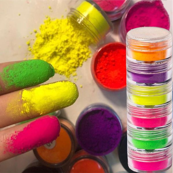 nail glitter fluorescent eyeshadow powder 6 colors neon pigment matte diy lasting halloween decoration palette, Silver;gold
nail glitter fluorescent eyeshadow powder 6 colors neon pigment matte diy lasting halloween decoration palette, Silver;gold