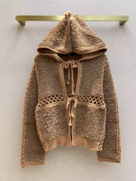 milan runway jackets 2021 autumn winter hooded fashion women's designer coats brand same style outerwear 1014-6, Black;brown
milan runway jackets 2021 autumn winter hooded fashion women's designer coats brand same style outerwear 1014-6, Black;brown