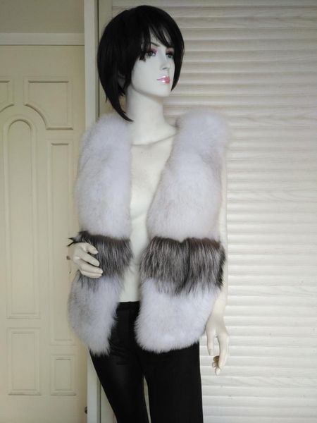 women's fur & faux genuine vest lady's short coat real winter dark grey wholesale retail oem, Black
women's fur & faux genuine vest lady's short coat real winter dark grey wholesale retail oem, Black