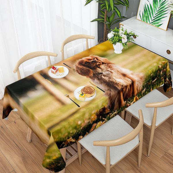 table cloth dog animal pattern waterproof oil-proof wrinkle-proof rectangular polyester tablecloth home decor kitchen picnic mat cover
table cloth dog animal pattern waterproof oil-proof wrinkle-proof rectangular polyester tablecloth home decor kitchen picnic mat cover