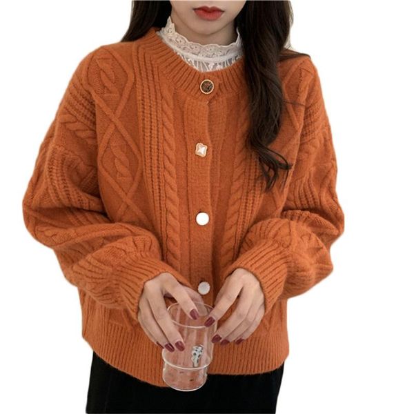 women's knits & tees knitted cardigan sweater women spring and autumn 2021 twist round neck loose retro lazy style japanese jacket t77, White
women's knits & tees knitted cardigan sweater women spring and autumn 2021 twist round neck loose retro lazy style japanese jacket t77, White
