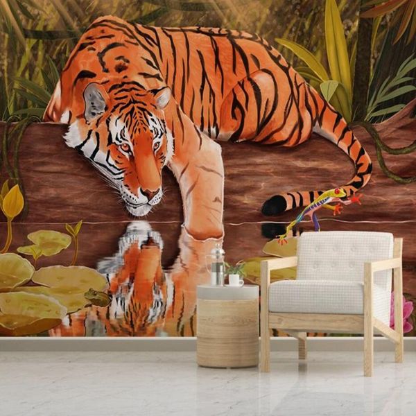 wallpapers custom 3d nordic hand painted tropical forest king tiger background wallpaper mural
wallpapers custom 3d nordic hand painted tropical forest king tiger background wallpaper mural