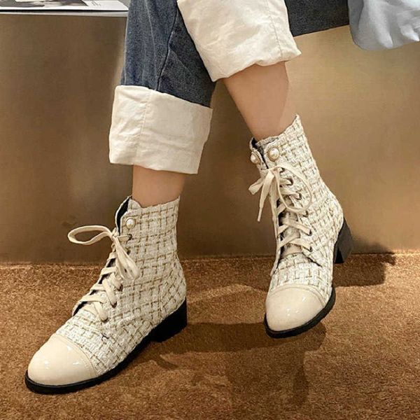 zawsthia winter autumn round toe square heels lace-up t checked plaid luxury martin women ankle boots big size 45 shoes 210611, Black
zawsthia winter autumn round toe square heels lace-up t checked plaid luxury martin women ankle boots big size 45 shoes 210611, Black