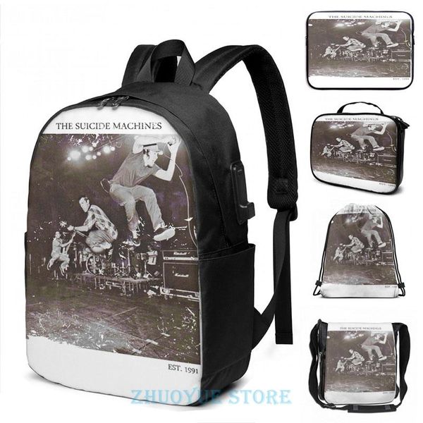 backpack funny graphic print suicide machines. usb charge men school bags women bag travel laptop
backpack funny graphic print suicide machines. usb charge men school bags women bag travel laptop