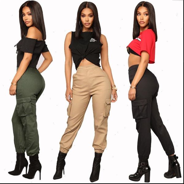 womens capris fashion high waist cargo pants women loose joggers with pockets streetwear trousers elegant punk pantalon femme, Black;white
womens capris fashion high waist cargo pants women loose joggers with pockets streetwear trousers elegant punk pantalon femme, Black;white