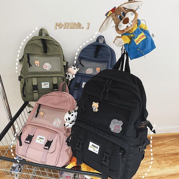 backpack the cartoon embroidery waterproof nylon women female school bag for teenage girls travel bags mochilas
backpack the cartoon embroidery waterproof nylon women female school bag for teenage girls travel bags mochilas