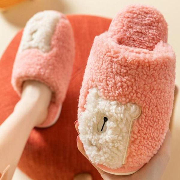 winter women slippers cute cartoon bear fur indoor home shoe female slides non slip cotton house warm ll882, Black
winter women slippers cute cartoon bear fur indoor home shoe female slides non slip cotton house warm ll882, Black