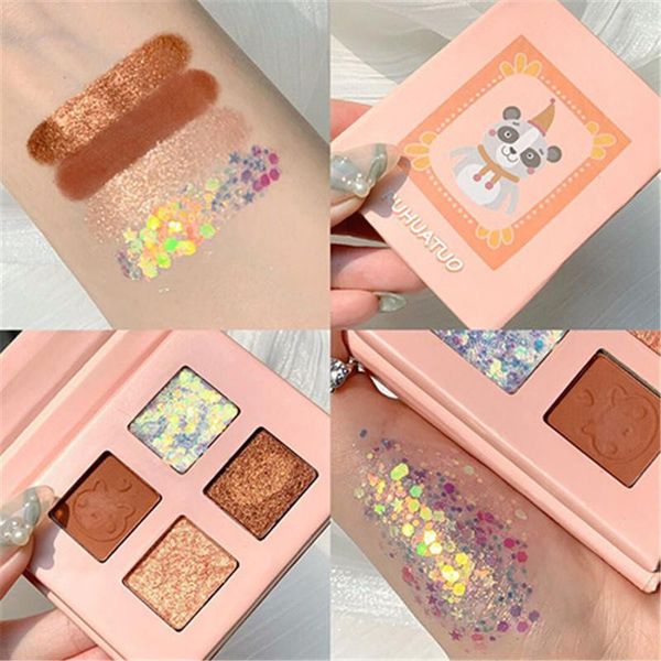 eye shadow 4 colors eyeshadow palette profession portable makeup highlight shimmer shine brightening long lasting cosmetics
eye shadow 4 colors eyeshadow palette profession portable makeup highlight shimmer shine brightening long lasting cosmetics