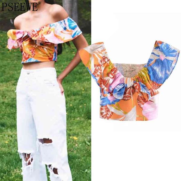 summer blouses women print off shoulder crop female fashion ruffle elastic casual beach chic woman blouse 210519, White
summer blouses women print off shoulder crop female fashion ruffle elastic casual beach chic woman blouse 210519, White