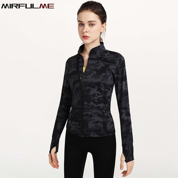 running jackets women camouflage sport long sleeve zipper yoga coat girls gym workout jacket slim elastic out wear clothes, Black;red
running jackets women camouflage sport long sleeve zipper yoga coat girls gym workout jacket slim elastic out wear clothes, Black;red