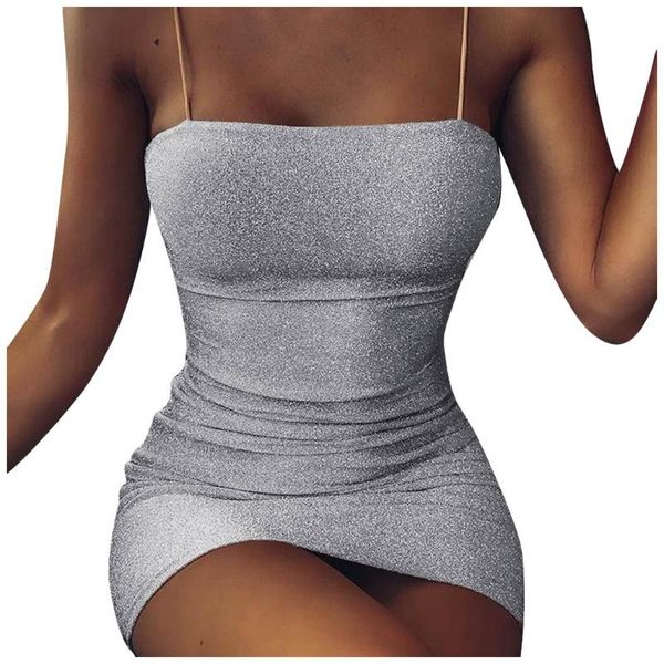 design fashion women dresses outfits clothes sequins camisole sleeveless strapless solid tight mini dress 2021 robe casual, Black;gray
design fashion women dresses outfits clothes sequins camisole sleeveless strapless solid tight mini dress 2021 robe casual, Black;gray
