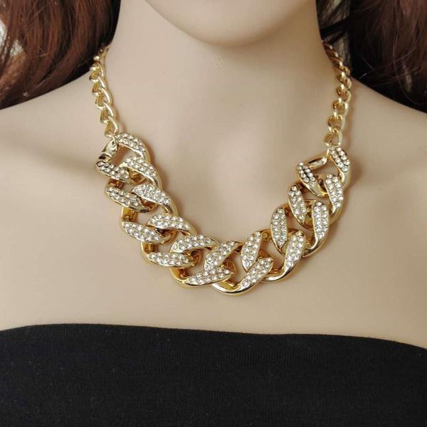 chains rui jia dusk european and american trend creative personality retro geometric hip-hop diamond fashion necklace, Silver
chains rui jia dusk european and american trend creative personality retro geometric hip-hop diamond fashion necklace, Silver