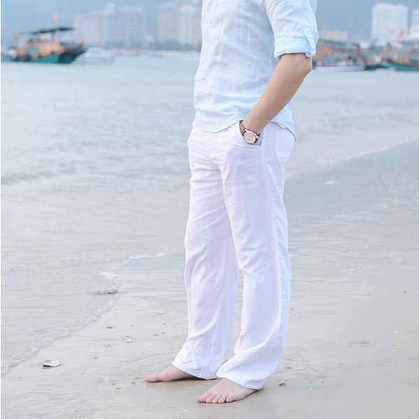 summer men comfortable casual cotton linen wed leg thai fisherman loose long pant white black solid color autumn plus size m-3xl men's
summer men comfortable casual cotton linen wed leg thai fisherman loose long pant white black solid color autumn plus size m-3xl men's