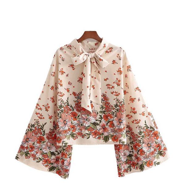 streetwear women bow collar shirts fashion ladies floral print elegant female chic flare sleeve blouses 210527, White
streetwear women bow collar shirts fashion ladies floral print elegant female chic flare sleeve blouses 210527, White