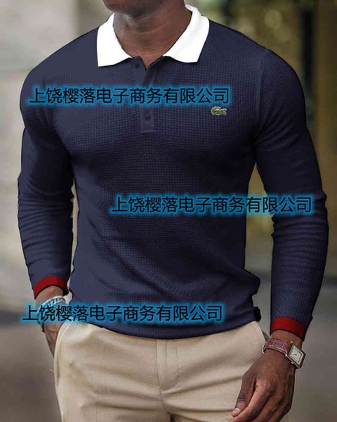 3d digital pattern lapel polo long sve men's casual polo shirt men's wear, White;black
3d digital pattern lapel polo long sve men's casual polo shirt men's wear, White;black
