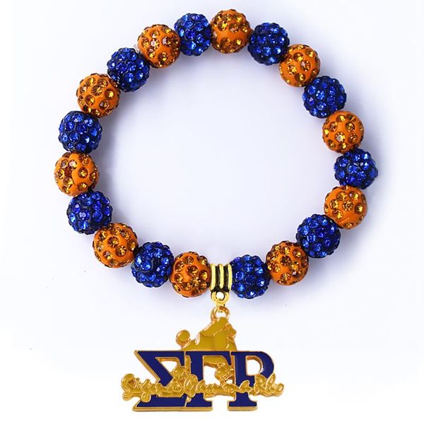 charm bracelets arrival greek society sorority jewelry elastic bangle enamel metal sigma gamma rho poodle pendant bead bracelet, Golden;silver
charm bracelets arrival greek society sorority jewelry elastic bangle enamel metal sigma gamma rho poodle pendant bead bracelet, Golden;silver